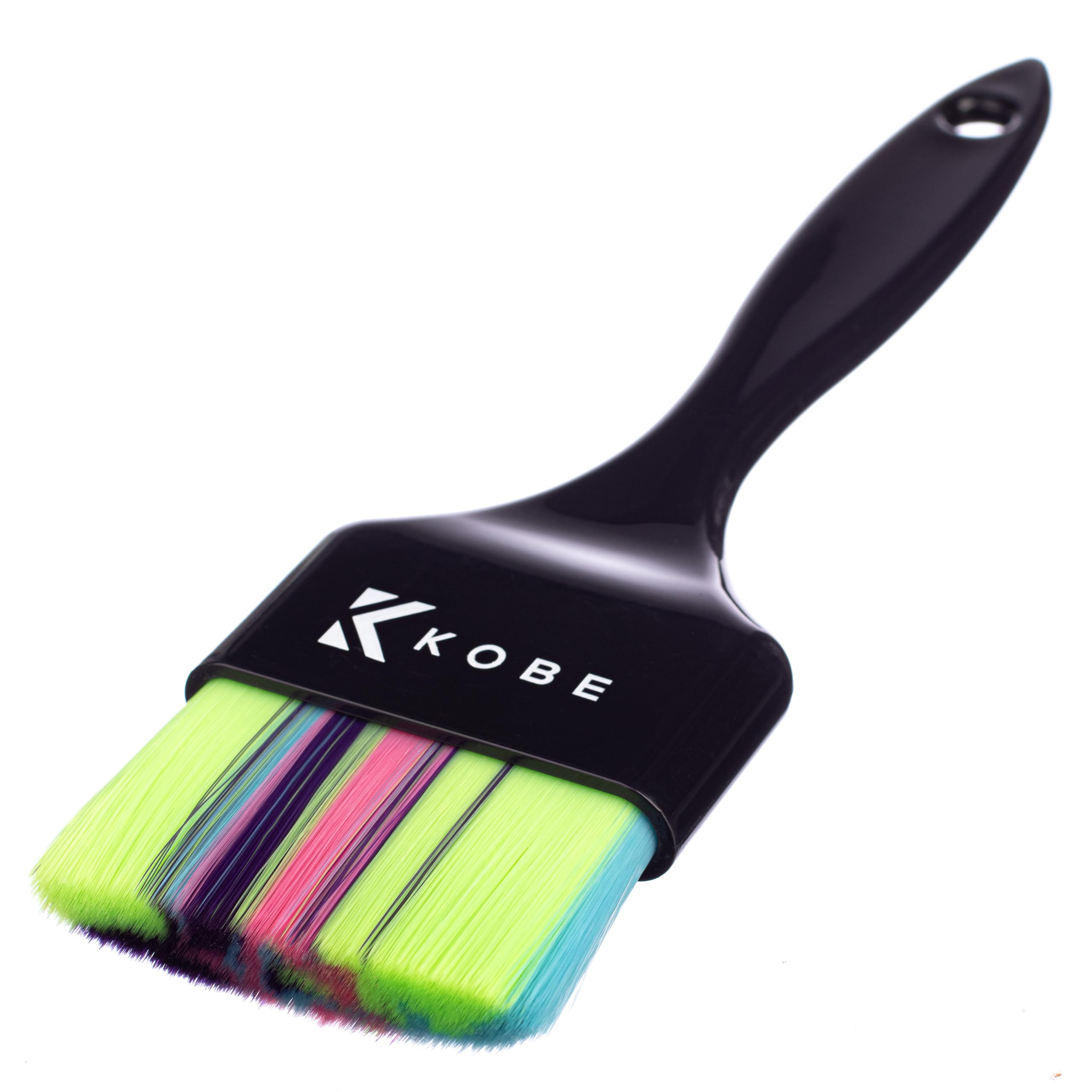 Kobe Multicolor Hair Dye/Tint Brush. Colourful Soft Bristles Professional Tinting And Hair Dyeing Brush.