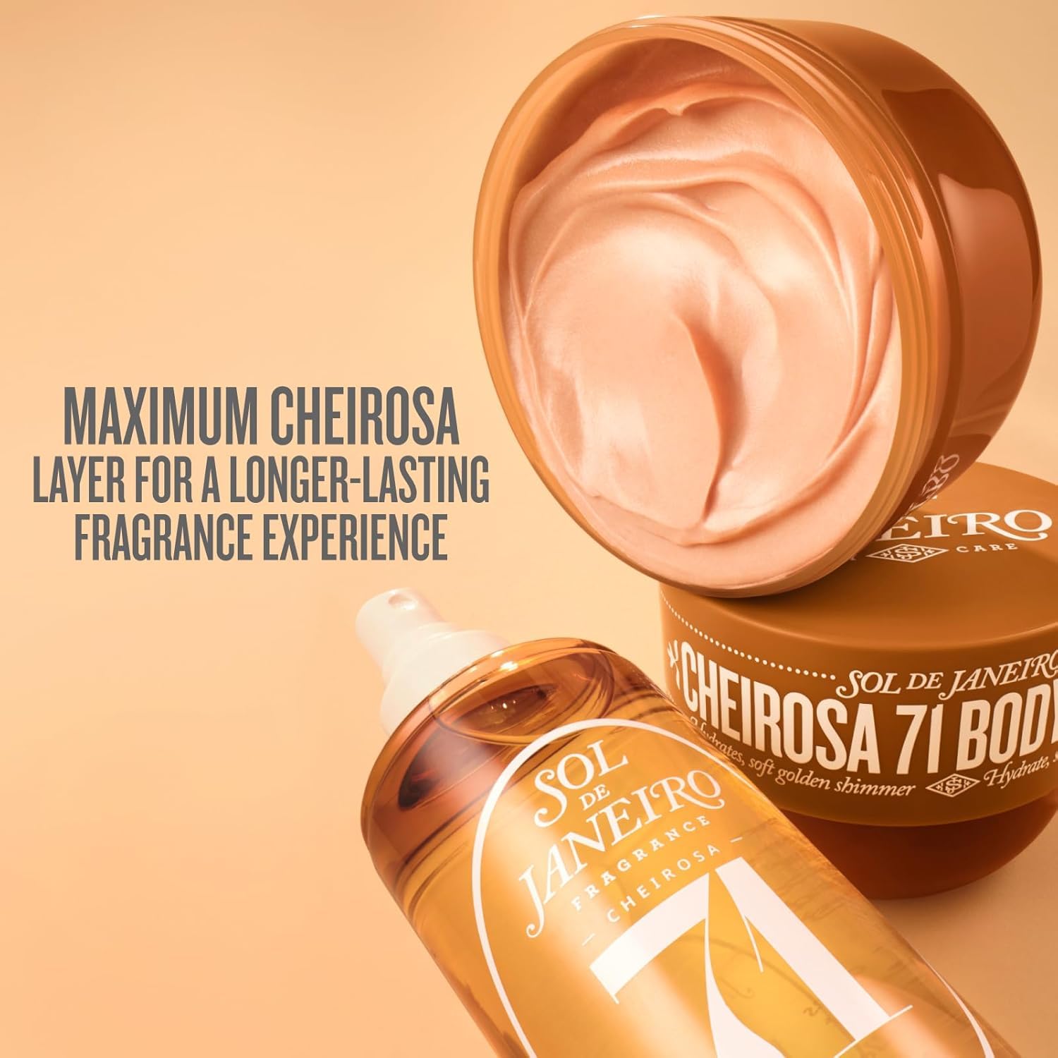 Sol de Janeiro Cheirosa 71 Shimmering Body Cream & Hair and Body Fragrance Mist Duo