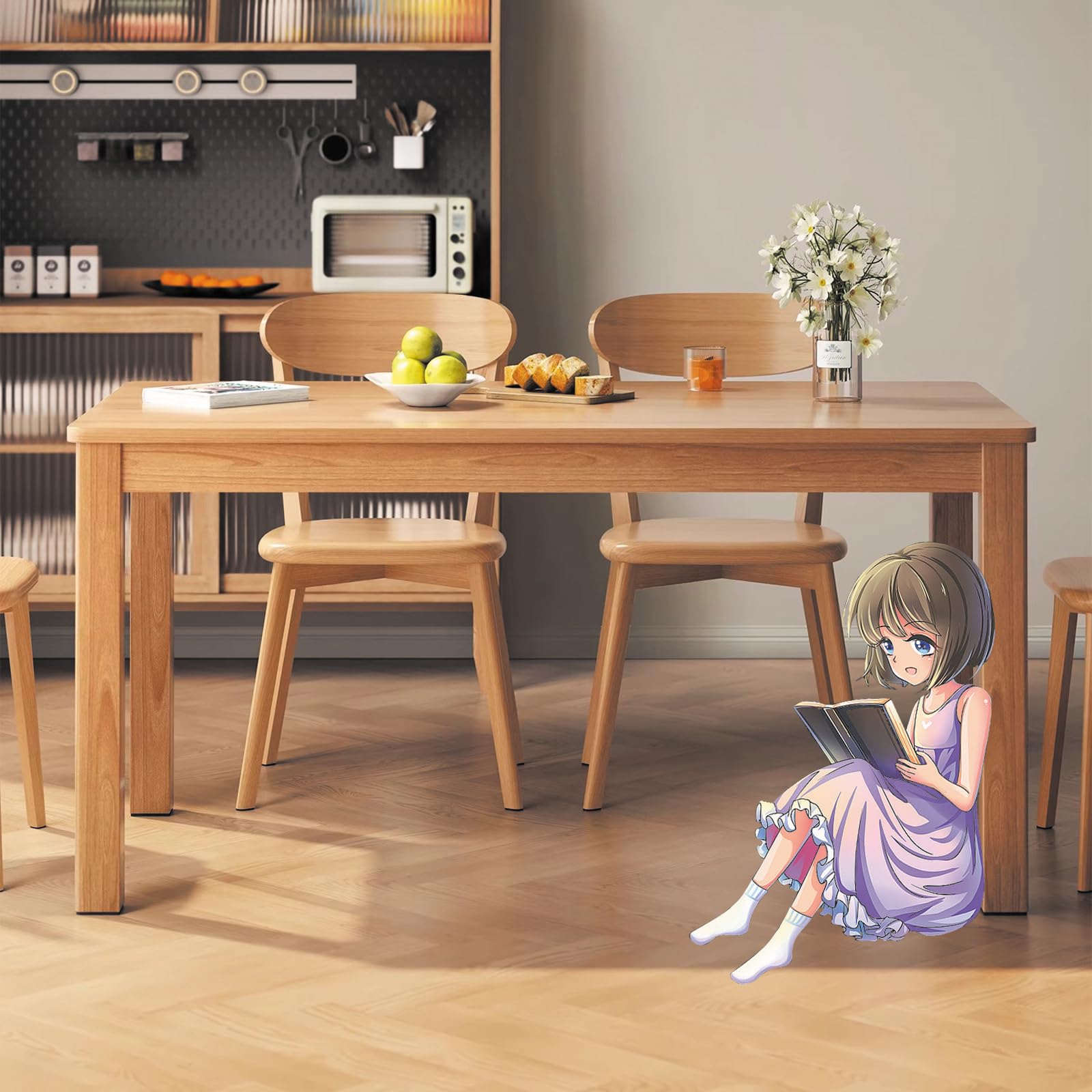 Amazon.co.jp: インテリアに合わせやすい ダイニングテーブルセット 4 