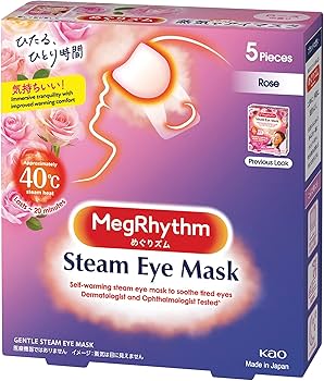 Amazon.co.jp: めぐりズム 蒸気でホットアイマスク 咲きたてローズの