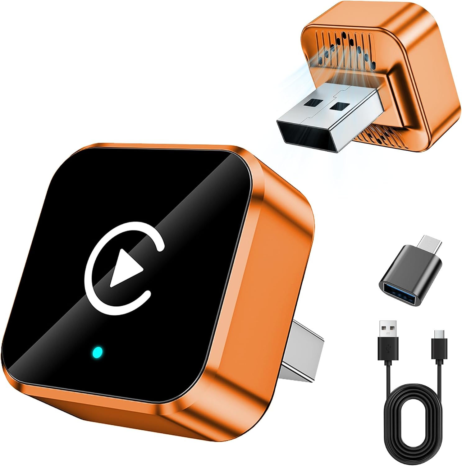 2026 Upgraded Wireless CarPlay Adapter for iPhone & Android Android Phone