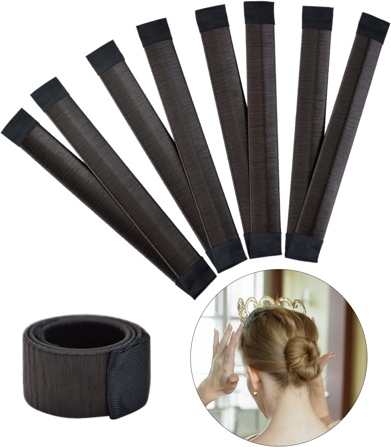 Magic Bun Makers 4 Pcs, Professional Hair Bun MakerDonut