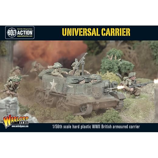 Universal Carrier, plastic boxed set, Bolt Action Wargaming Miniatures