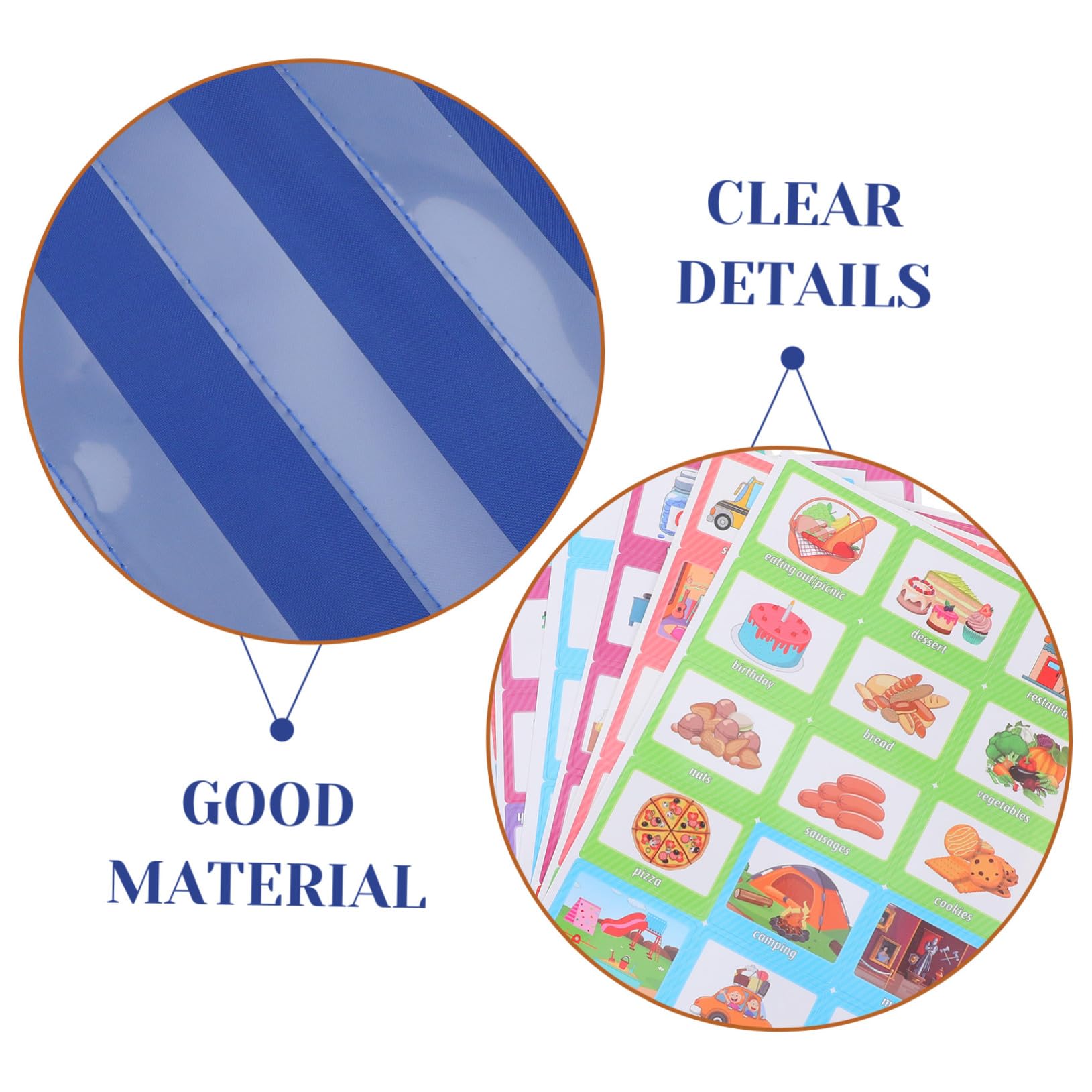 Zerodeko Tabla De Tareas Visual Para Niños Tamaño Único Azul, Horario Infantil Doble Cara, Planificador Semanal y Diario Para Uso Casa y Escuela