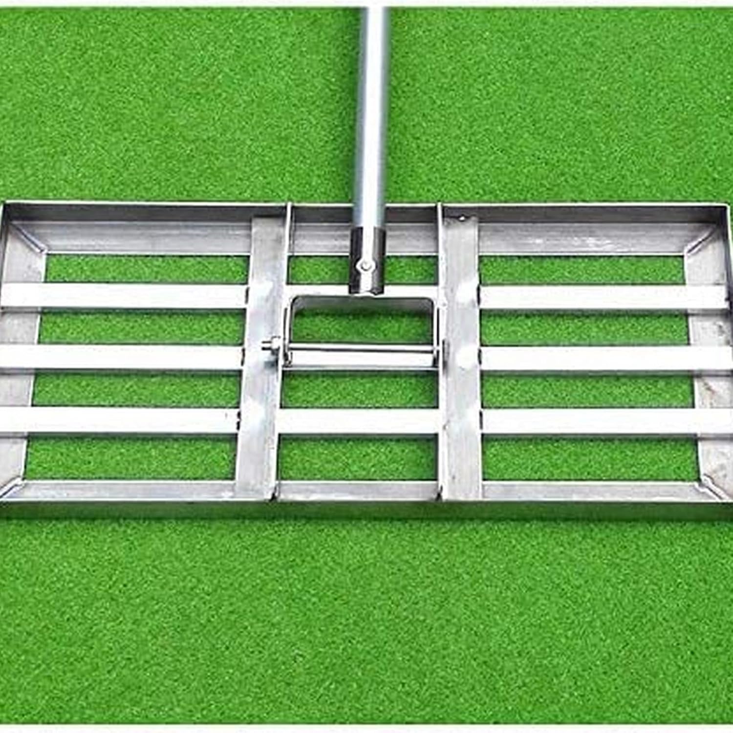Garden Lawn Leveler, Long Handled Soil and Sand Spreader, Suitable for Golf Courses and Backyard lawns. (50 * 25 * 200CM)