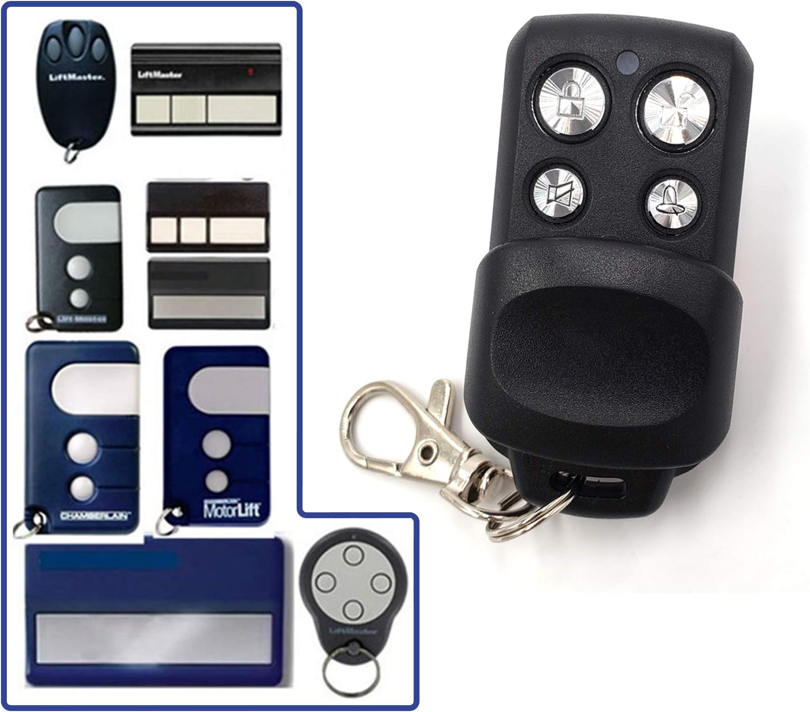 Garage Door Hand Transmitter Remote Control Handset Handsender for Chamberlain LiftMaster 94335E 84335E, Compatible with LiftMaster Remote Number with "9433" and "8433", 433.92MHz (1PCS)