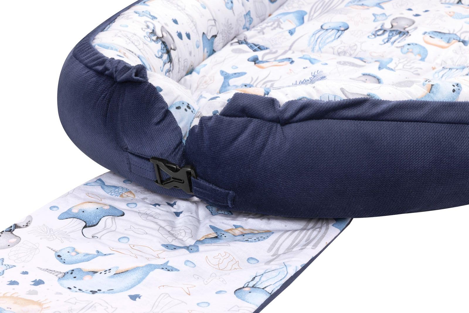 Bellochi Habarigani Newborn Nest | Lounger | 100% Cotton | 90 X 60