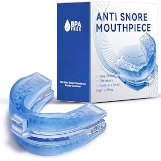 Neu Schnarchstopper Anti Schnarch, Schnarchschiene Schnarchen stopper Effektiv gegen schnarchen Gegen Zähneknirschen Mehrzweck für Männer Frauen (Blue) - Amazon product rated Grade A