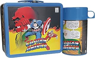 Tin Titans Captain America Lunch Box