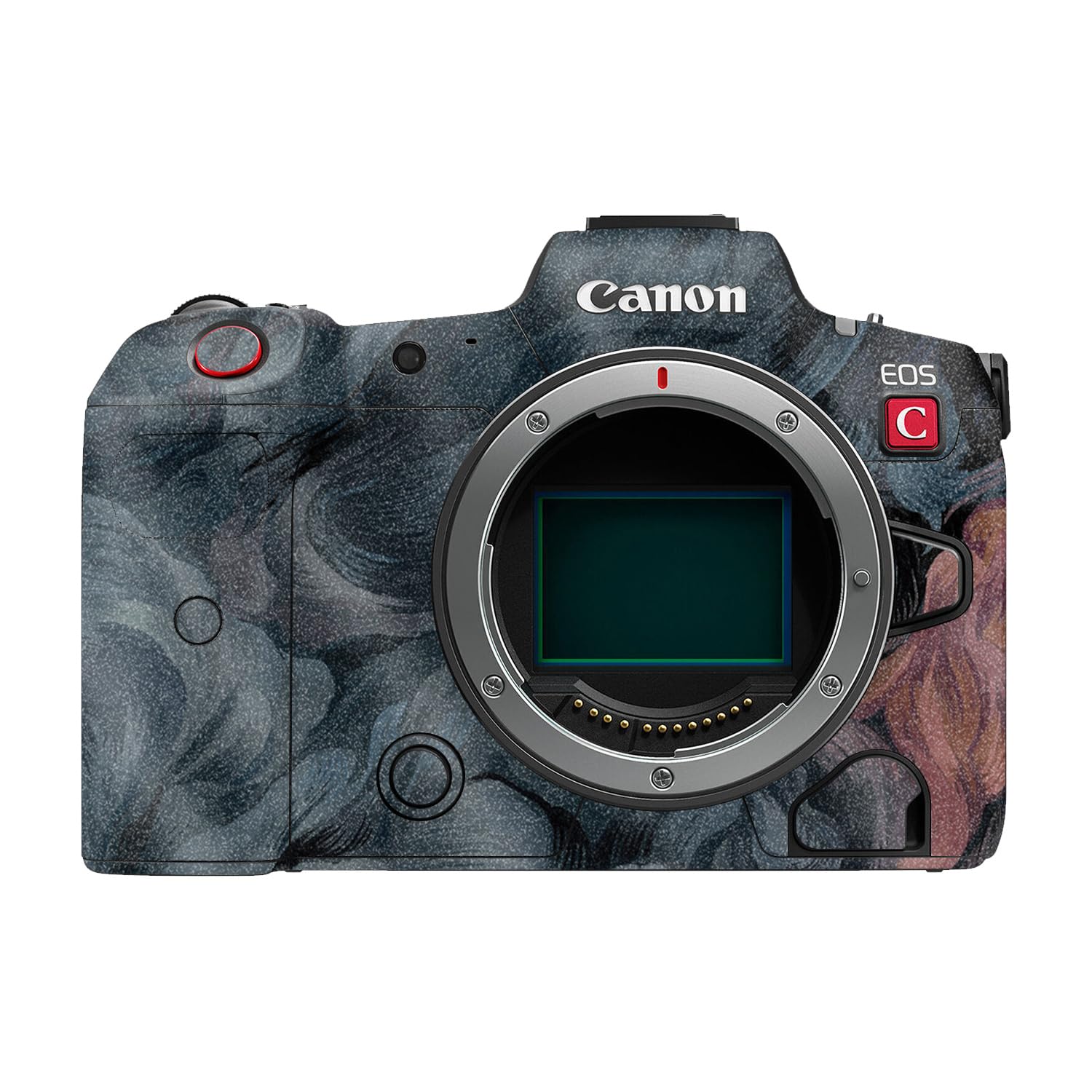 Glossy Glitter Camera Skin Compatible with Canon EOS R5C (2022) - Storm Cloud - Premium 3M Vinyl Protective Wrap Decal Cover - Easy to Apply | Crafted in the USA by MightySkins