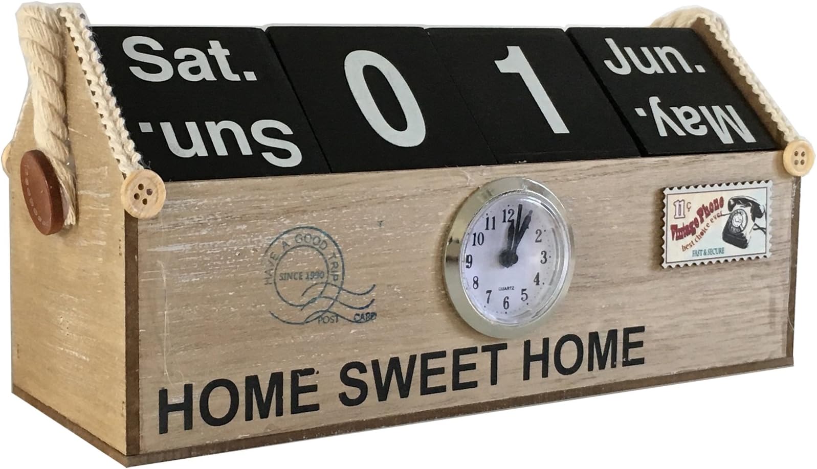 Home Sweet Home Dice Calendar & Clock