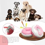 Dog Toy for Aggressive Chewers,Tough Indestructible Squeaky Dog Chew Toys for Large Breed, Interactive Dog Toys with Milk Flavor ,Durable Rubber Dog Toys for Medium Large Dogs, Gifts for Dog (Pink)