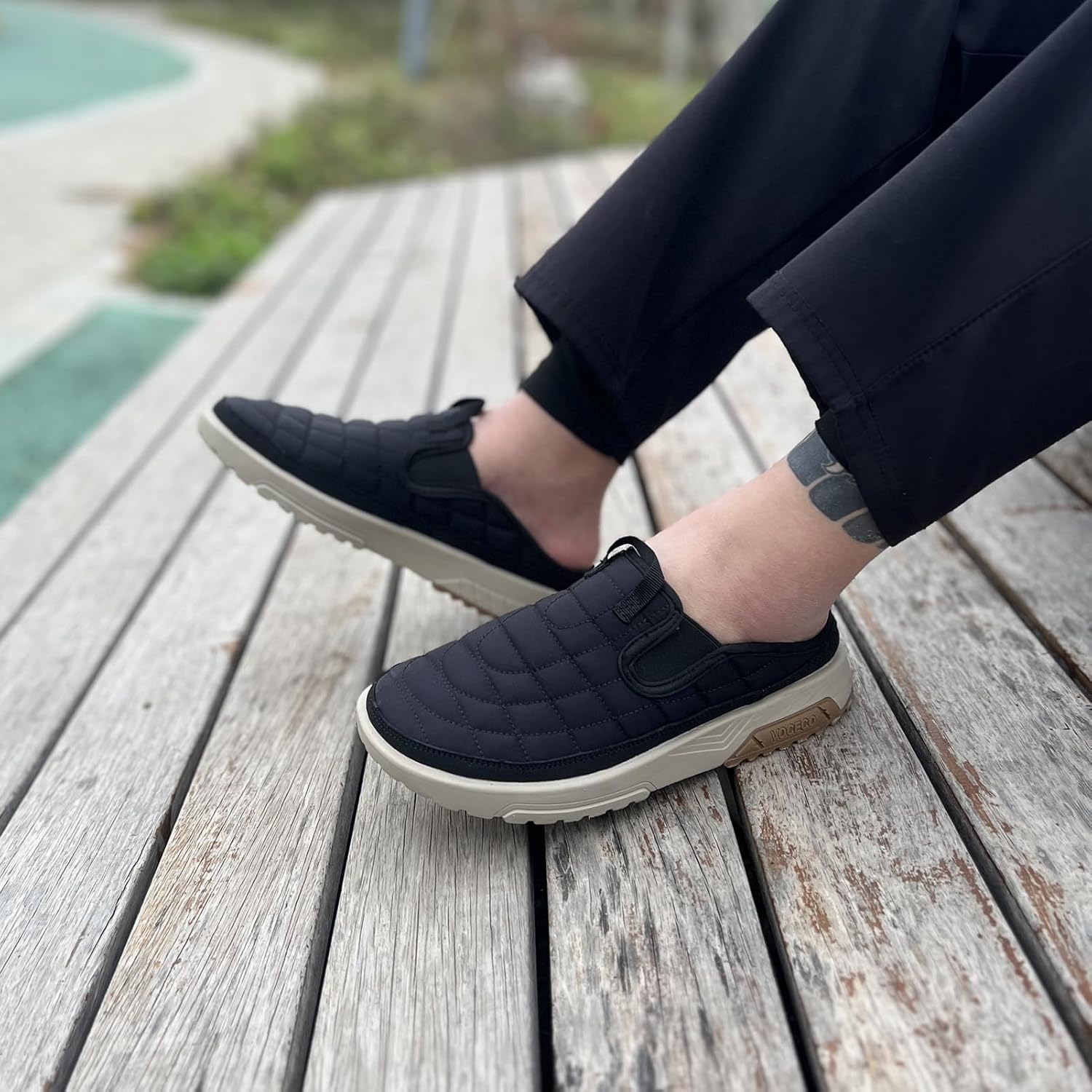 Men's Arch Support Slippers Orthopedic Plantar Fasciitis Relief Slip-On Indoor Outdoor Camping Walking Loafers Casual House Shoes - Image 7