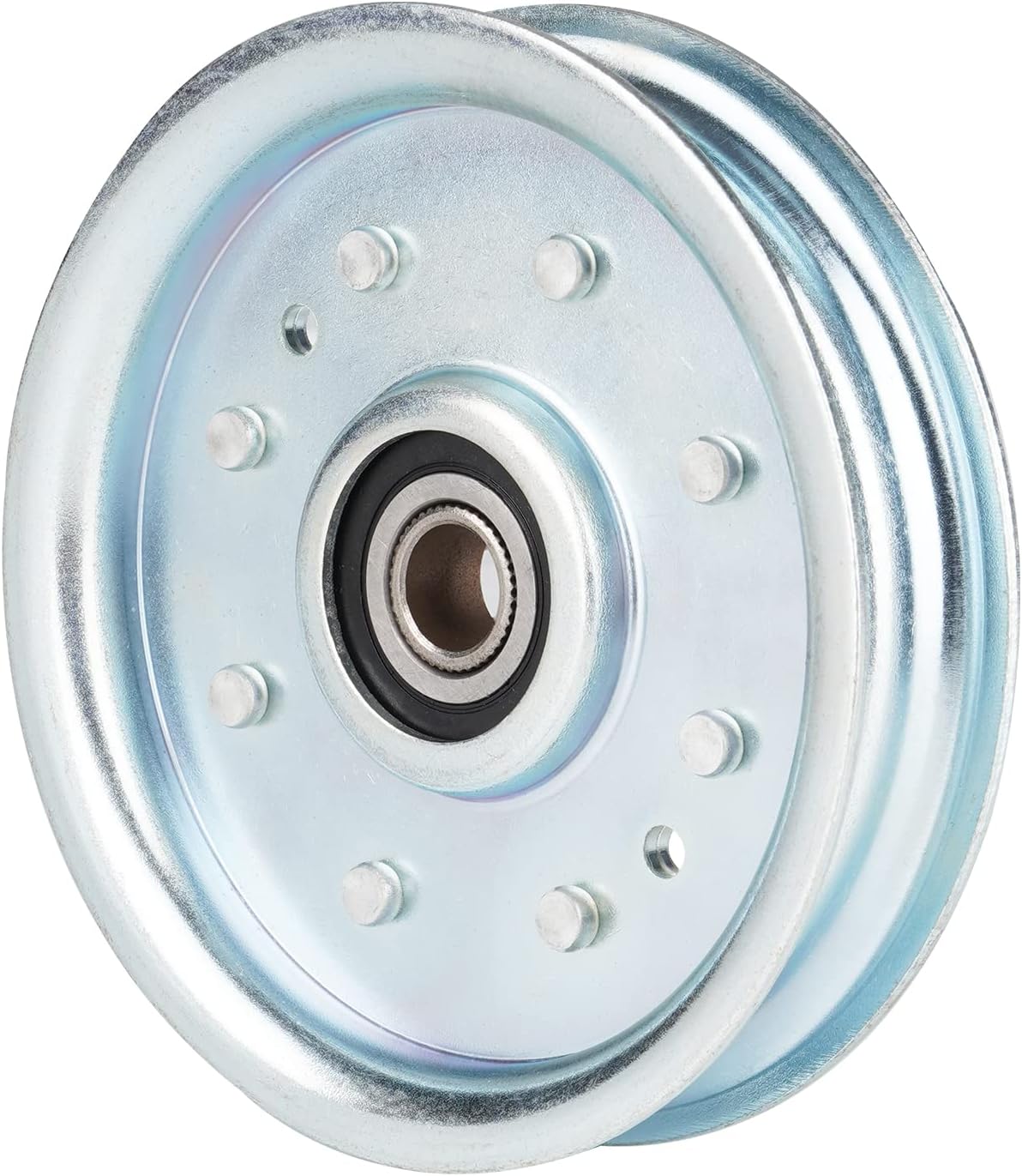 Flat Idler Pulley for Husqvarna 601000391 John Deere D18314 TCA22982 Ariens 07300039 Murray 23238 300841 310326 310326MA 423238MA 774089 20 24 32 inch Decks 2 Pack