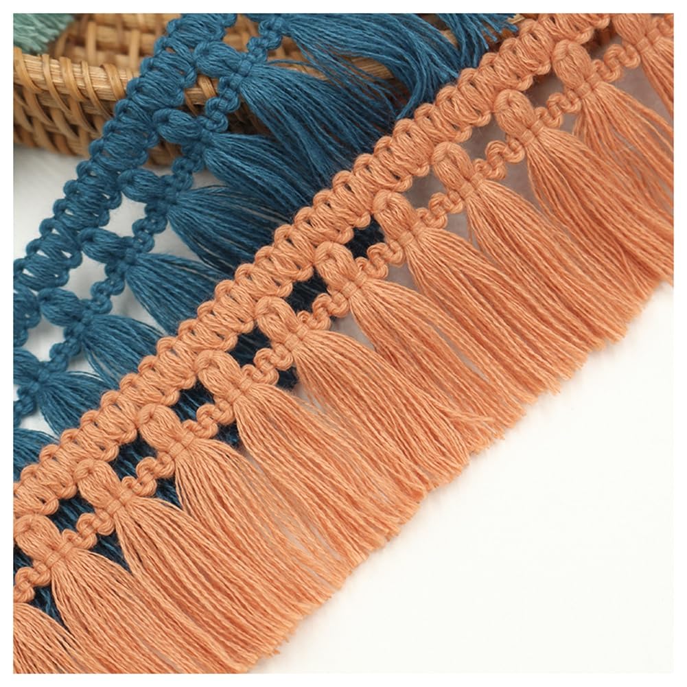 Quastenborte 1 Meter – Dekor-Spitzenband Für Vorhänge, DIY, Kostüme & Heimdekoration, Polyester, 13 Cm Breit