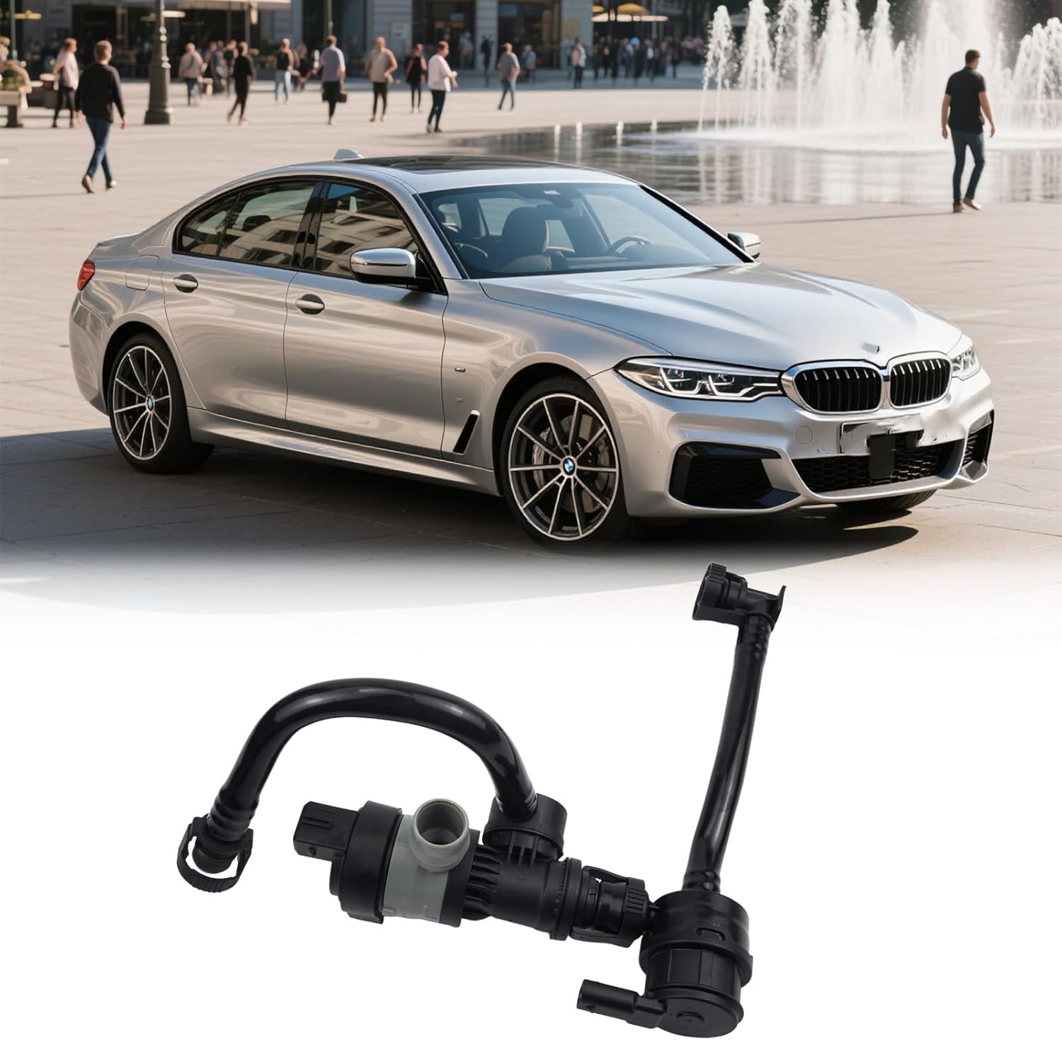 13907636157 Fuel Tank Ventilation Solenoid Valve Replacement for 13907601209 Vapor Canister Purge Solenoid Fits for BMW 535i 640i xDrive35i xDrive40i F07 F10 F06 F13 F25 E70 E71