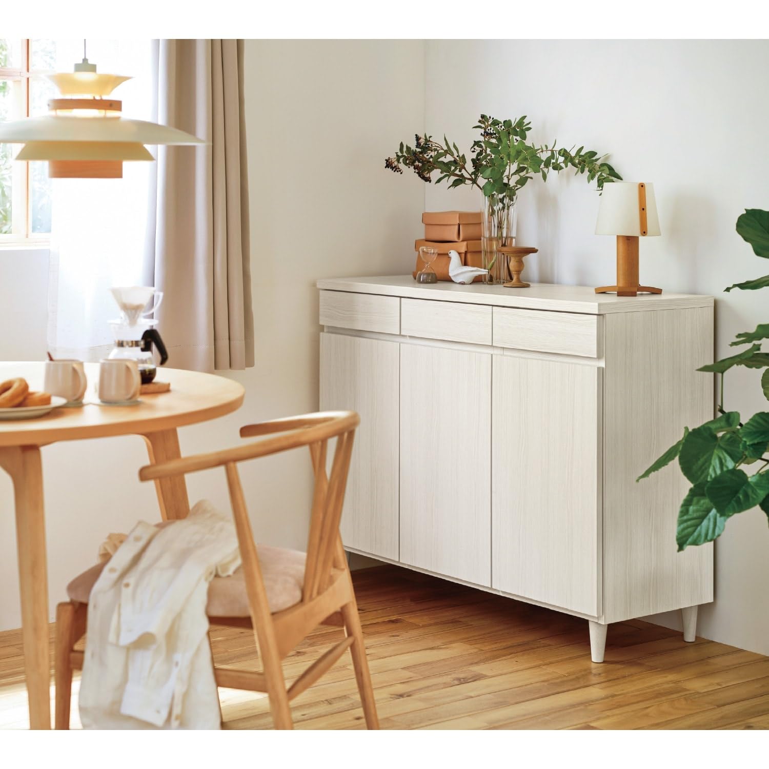 Belle Maison キャビネット 幅110cm Amazon｜[ベルメゾン] キャビネット カウンター チェスト ホワイト G