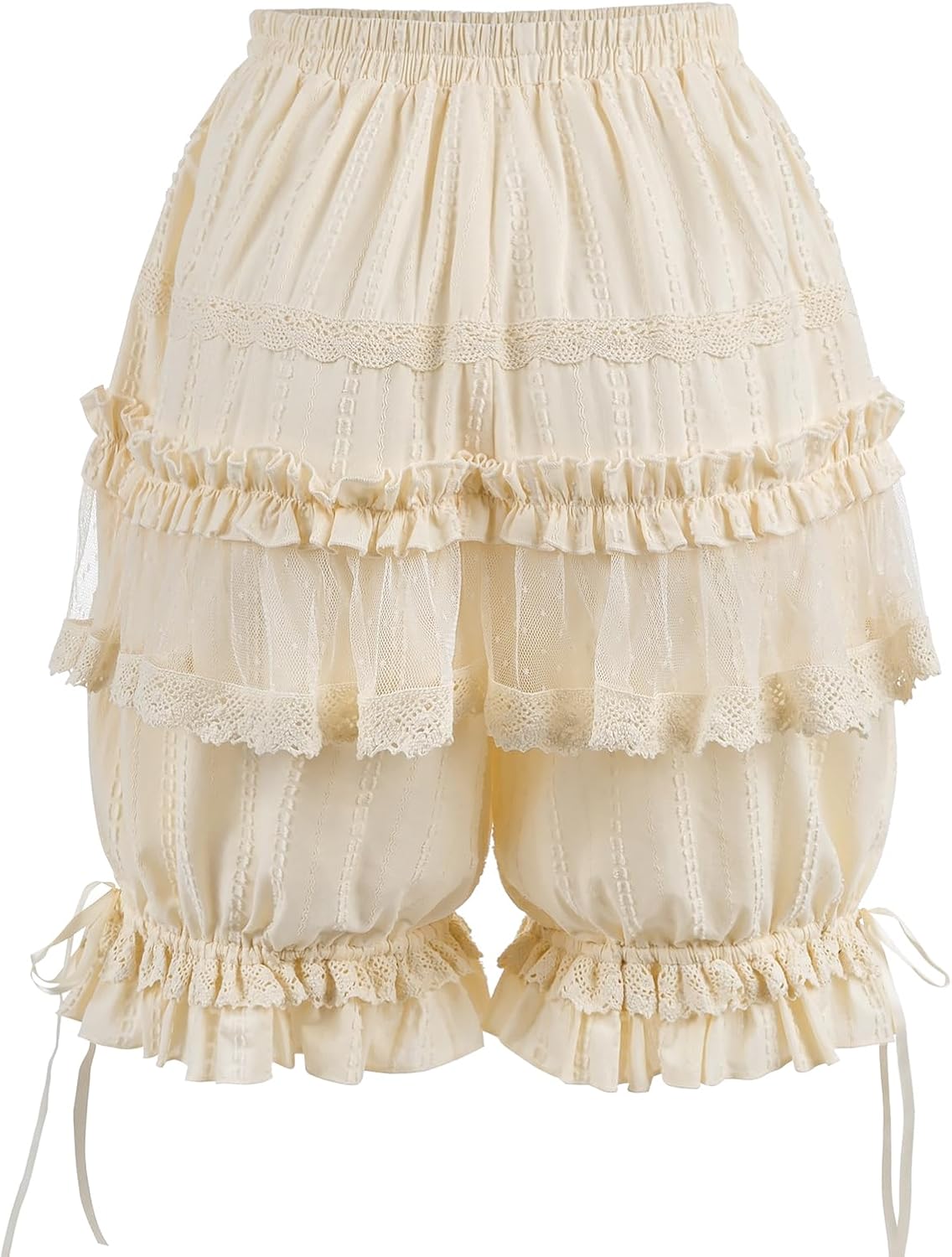 LTAKK Bloomers Women Ruffle Lace Pantaloons Renaissance Victorian Bloomers Kawaii Pumpkin Shorts - Image 4