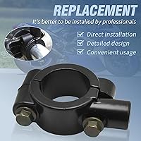 Vista 6 de Adaptador con abrazadera para espejo de motocicleta, de 1 pulgada 25 mm. Rosca para espejo de 10 mm, para manillar negro