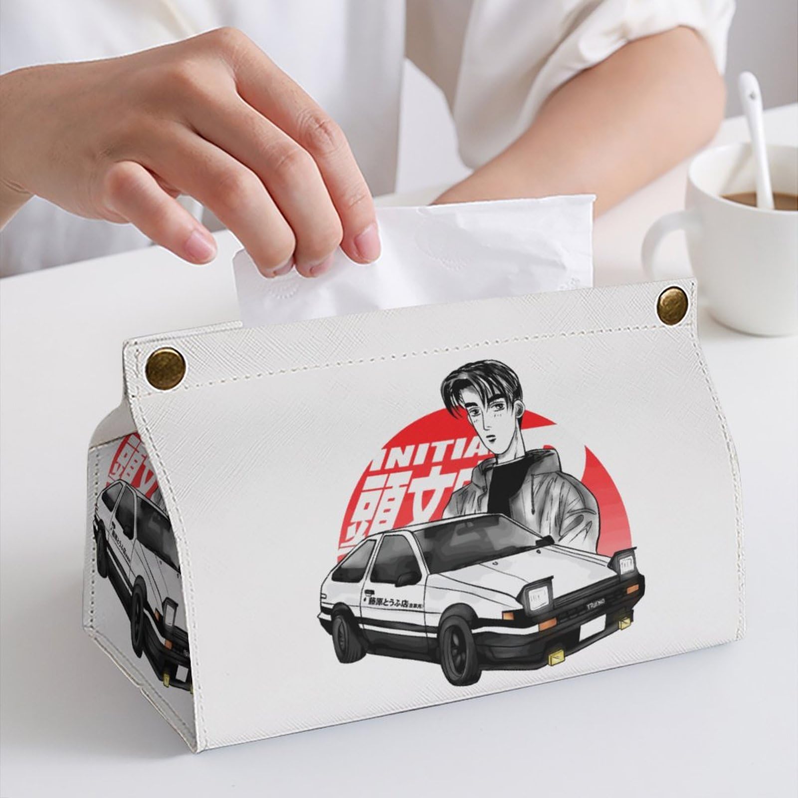 Amazon｜ティッシュケース 頭文字d イニシャル D 藤原拓海 ティッシュ