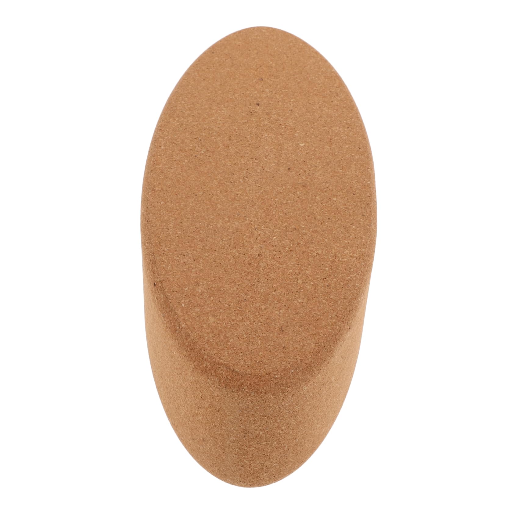 HANABASS Cork Yoga Blocks Soft Large Oval Shape Workout Blocks Weighted Stretching and Toning Accessories