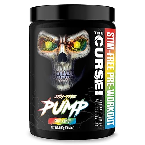 JNX SPORTS The Curse! Pump – Stim-Free Pre-Workout | Sour