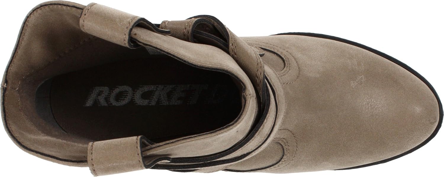 Rocket Dog Women’s Sayla Modern Ankle Boot with Pull-Up Tabs