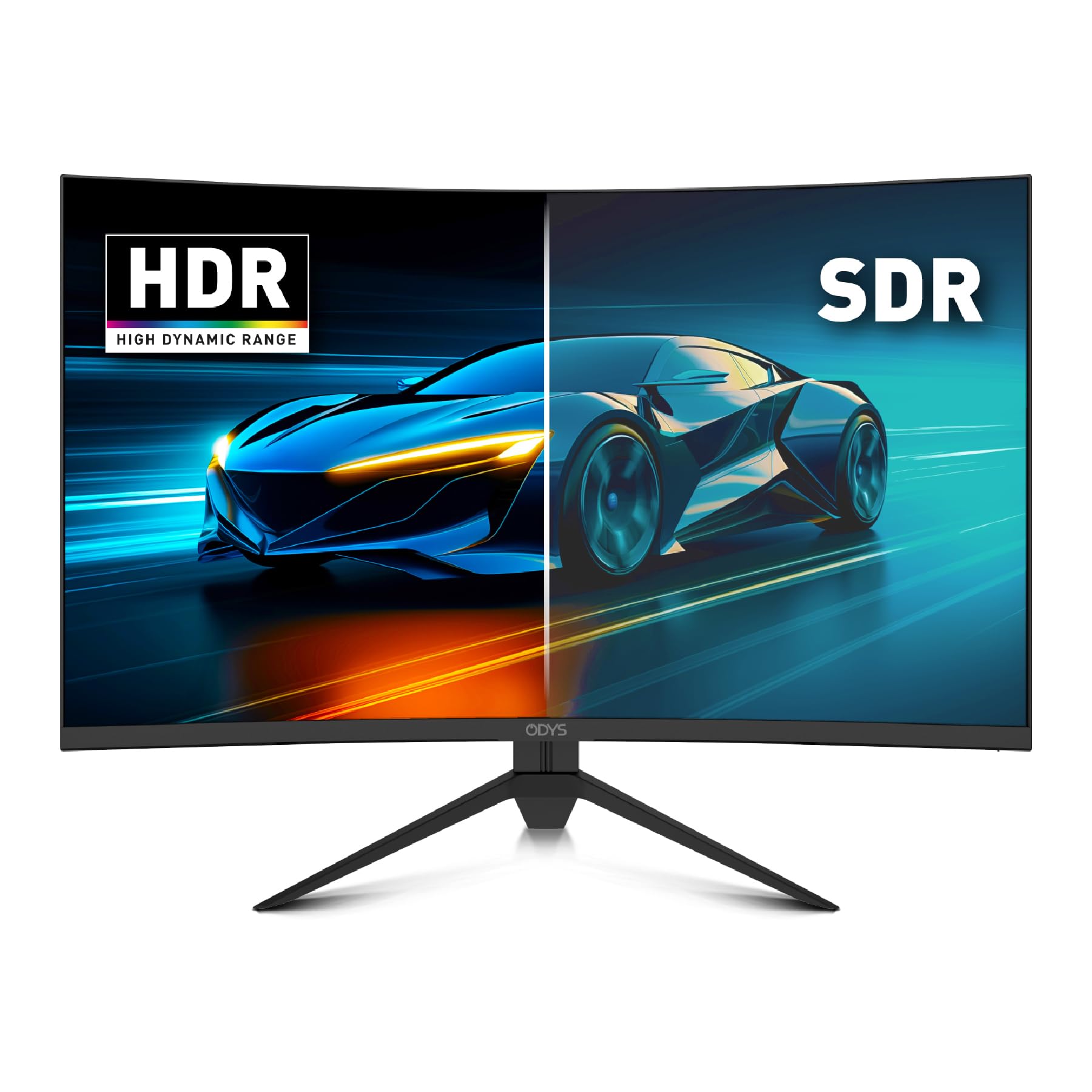 ODYS Gaming Monitor XP32-X 32 Zoll Curved 1500R 180 Hz WQHD 1 ms HDR FreeSync G-Sync HDMI DP