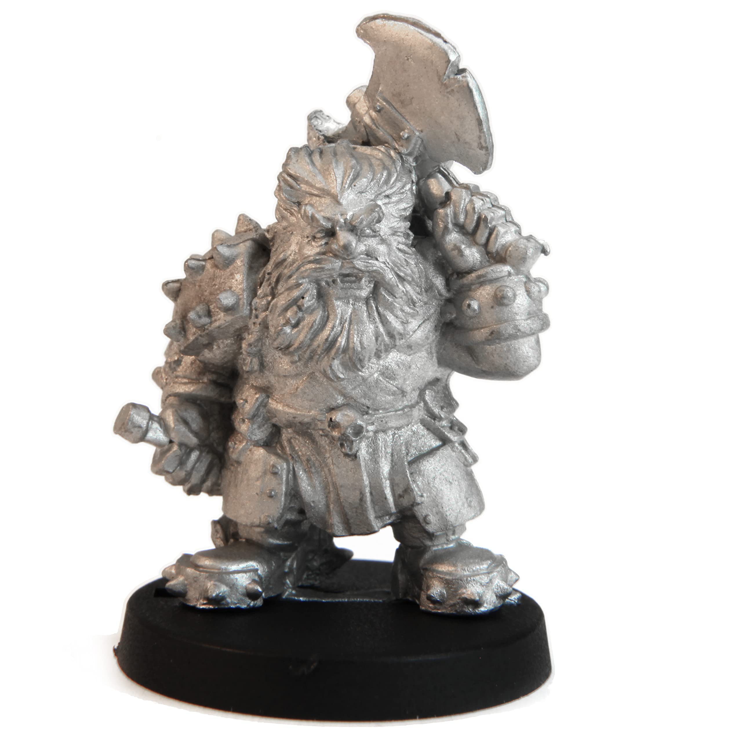 Stonehaven Miniatures Dwarf Berserker Figure (for 28mm Scale Table Top War Games) - Made in USA