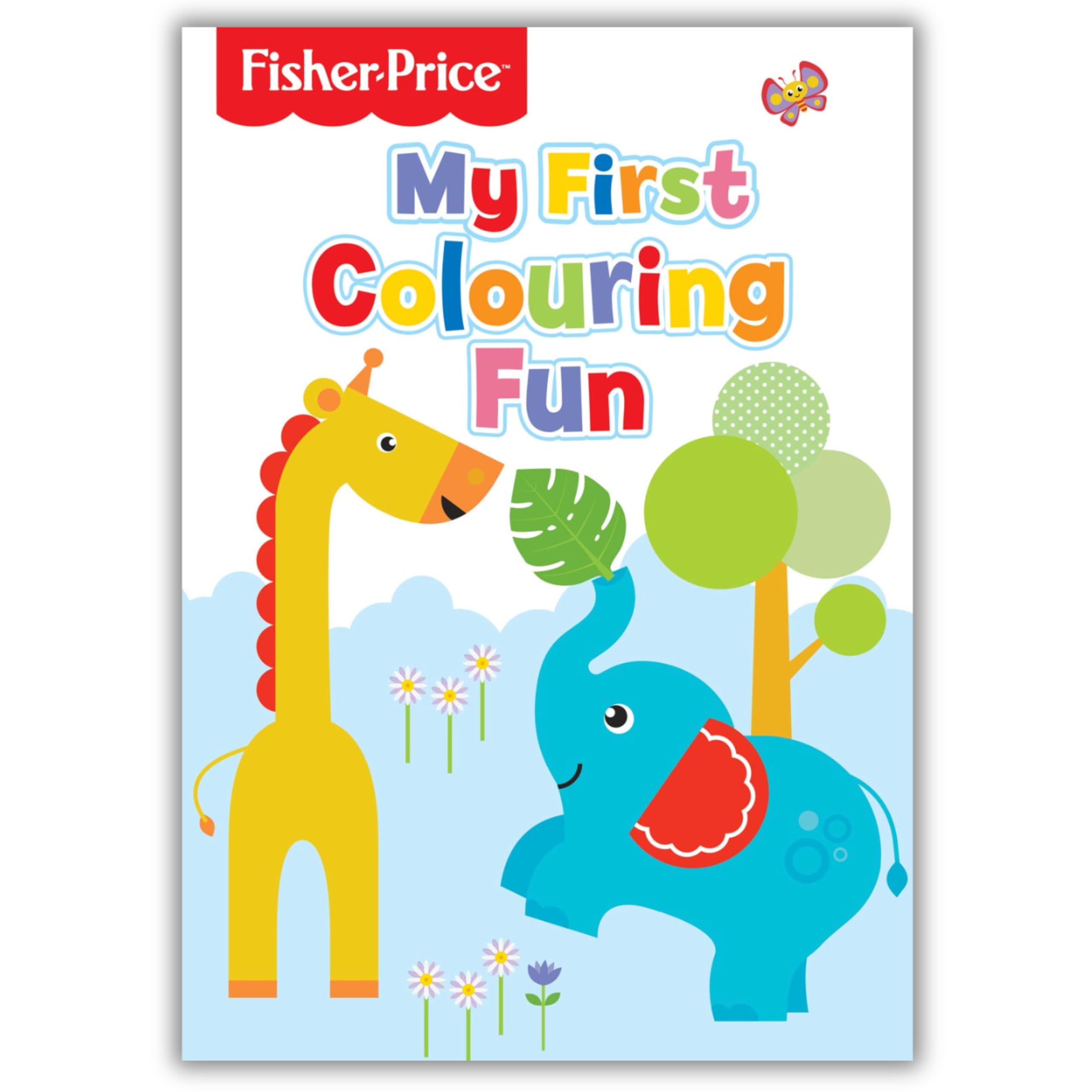 ALLIGATOR Fisher Price Colouring Book Animals, Colouring Books for