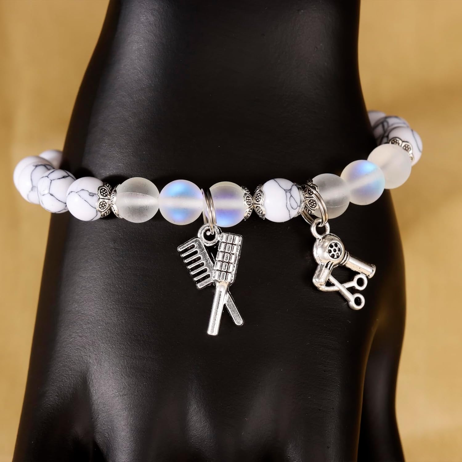Kivosliviz Hairstylist Gift Bracelet for Women Cosmetology Student Graduation Gifts Hairdresser Bracelet - Image 7