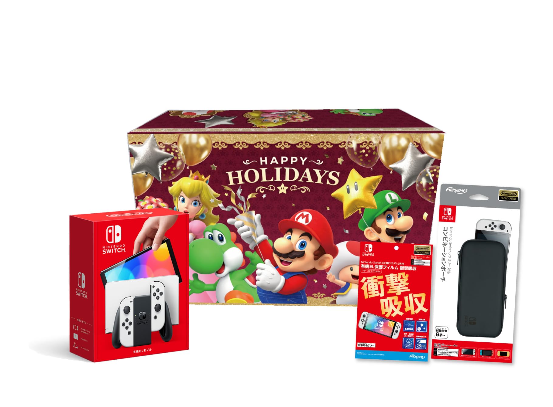 Amazon.co.jp: 【スーパーマリオ ホリデーギフトプレゼントボックス