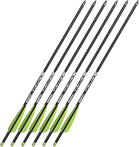 Bear X 6-Pack TrueX Crossbow Arrows 20"