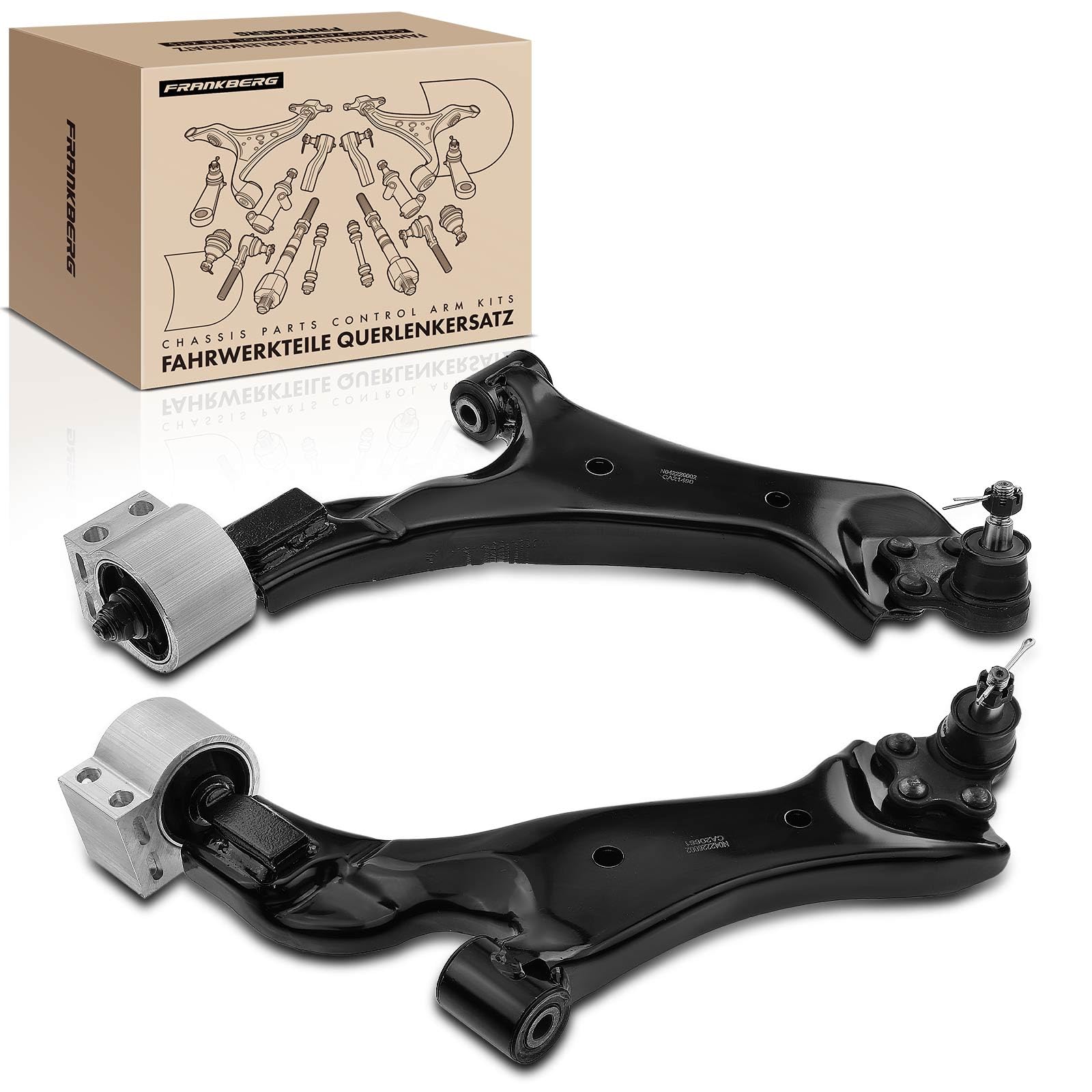 Frankberg 2 x wahacz, zawieszenie koła, przednie i dolne, kompatybilne z Antara L07 Captiva C100 C140 Replace # RK620661