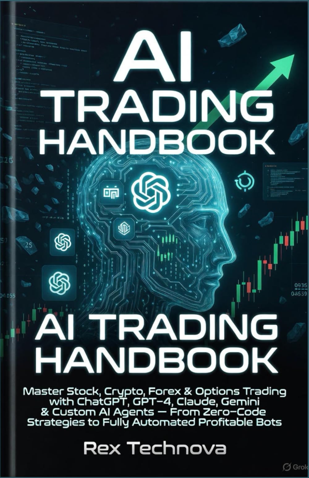 AI TRADING HANDBOOK: Master Stock, Crypto, Forex & Options Trading with ChatGPT, GPT-4, Claude, Gemini & Custom AI Agents – From Zero-Code Strategies to Fully Automated Profitable Bots
