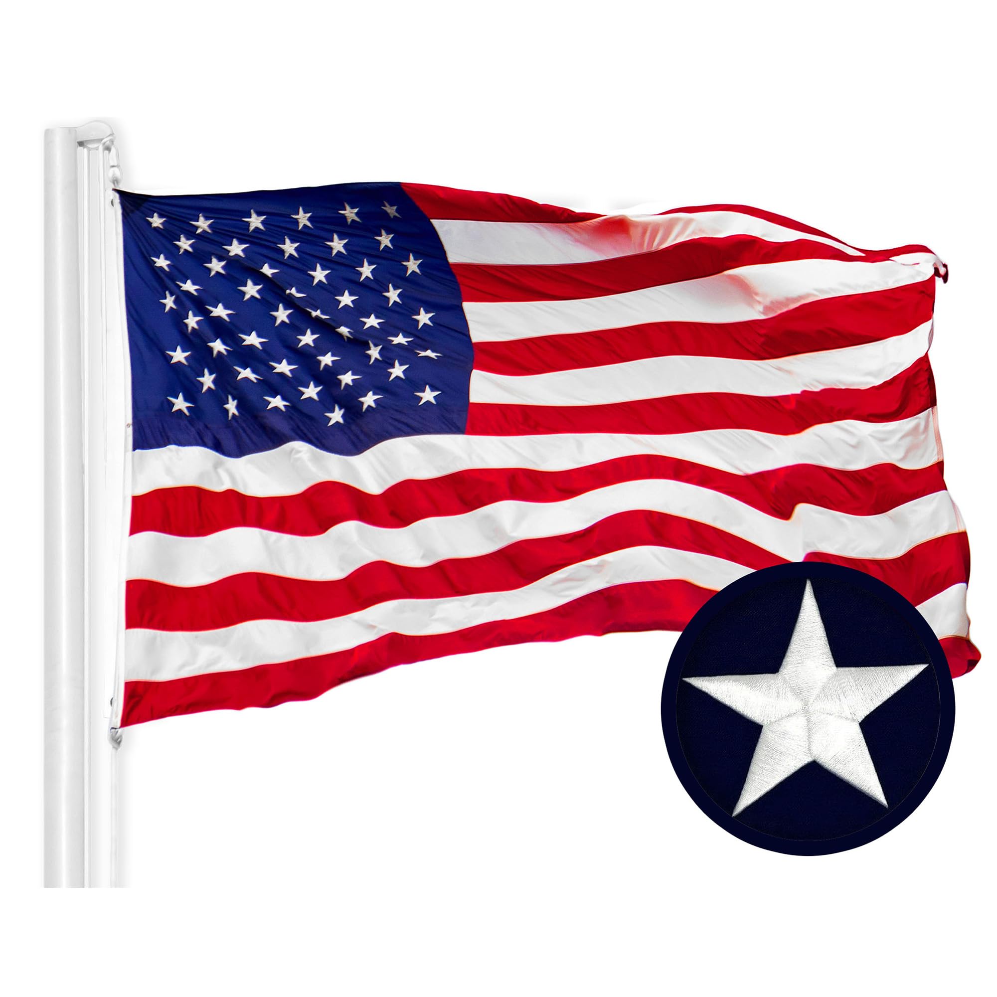 Amazon.com : G128 American USA Flag | 5x8 Ft | WindFlyer Series