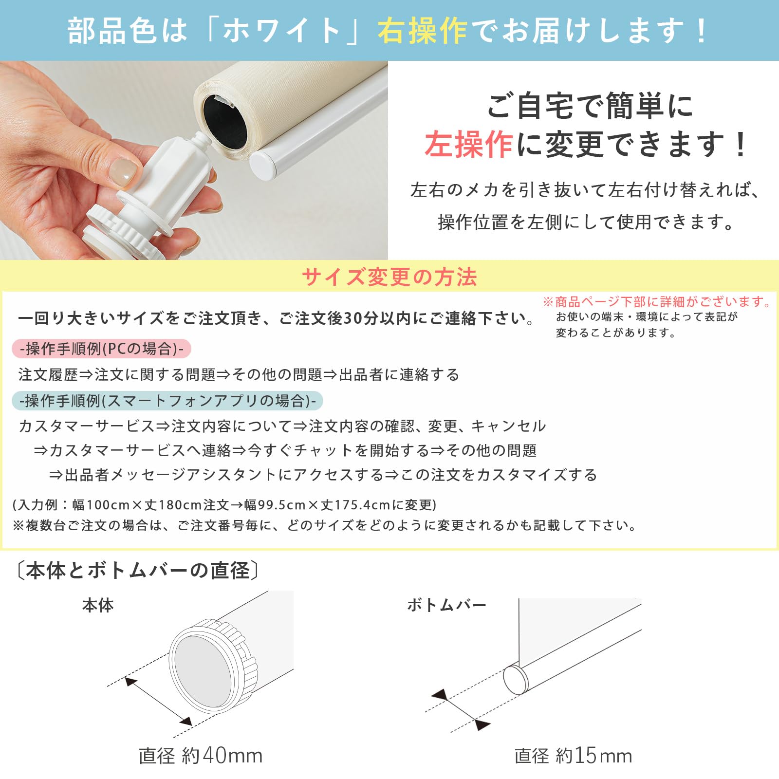 Amazon｜グラムスタイル ロールスクリーン スリムつっぱり式 非遮光 UV