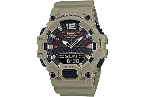 Men's HDC-700-1AVCF TIMEX Classic Analog-Digital Display Quartz Black Watch