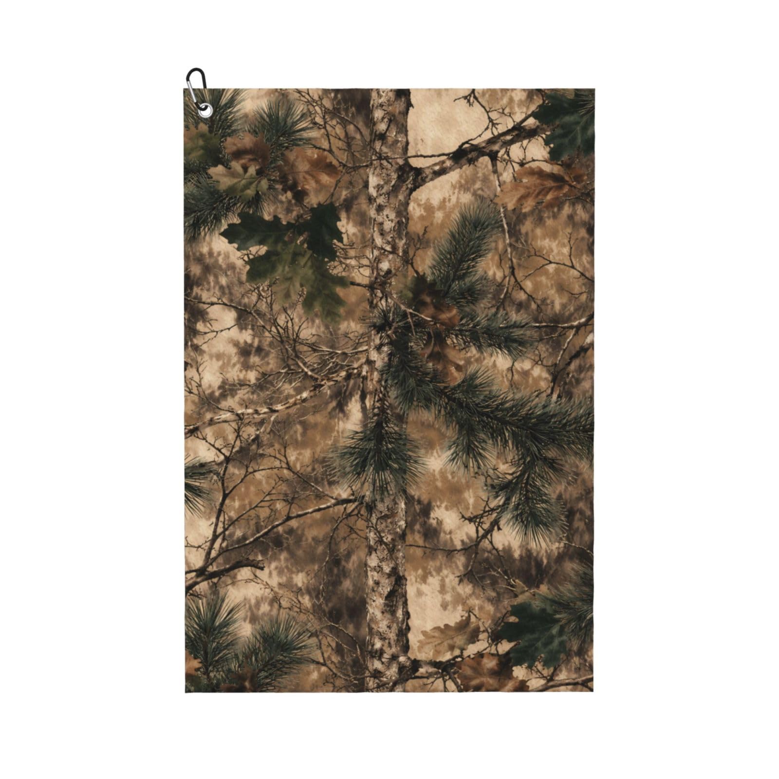Oudrspo Camo Multi-Functional Golf Towel | Absorbent Quick Drying 16x24in