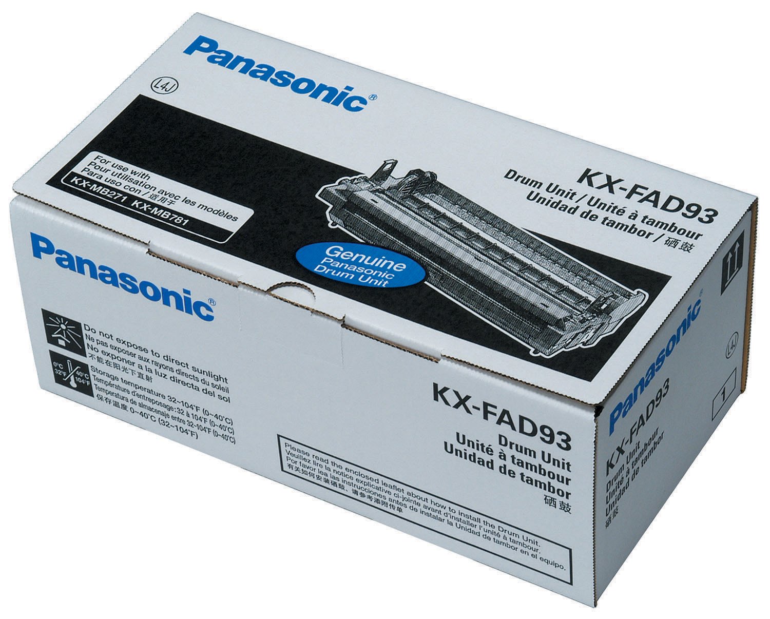 Panasonic KX-FAD93 Drum for KX-MB271/781 - NEW - Retail - KX-FAD93