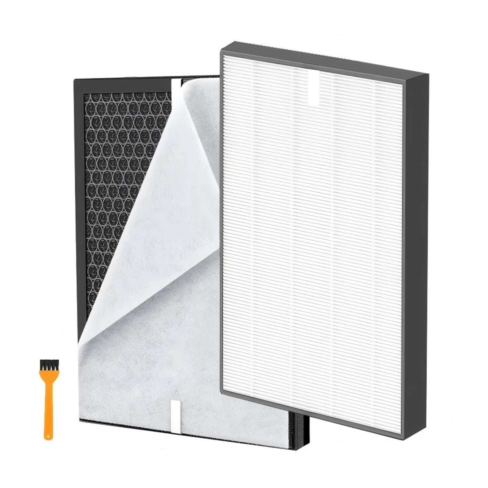 Loklneyk Set Air Filters Purification Filters Replacement Air Purifier Filter H13 Filter ，(Compatible For Sharp Ua-Kcp100e-W Uz-Kcp1hf Uz-Kcp1df)