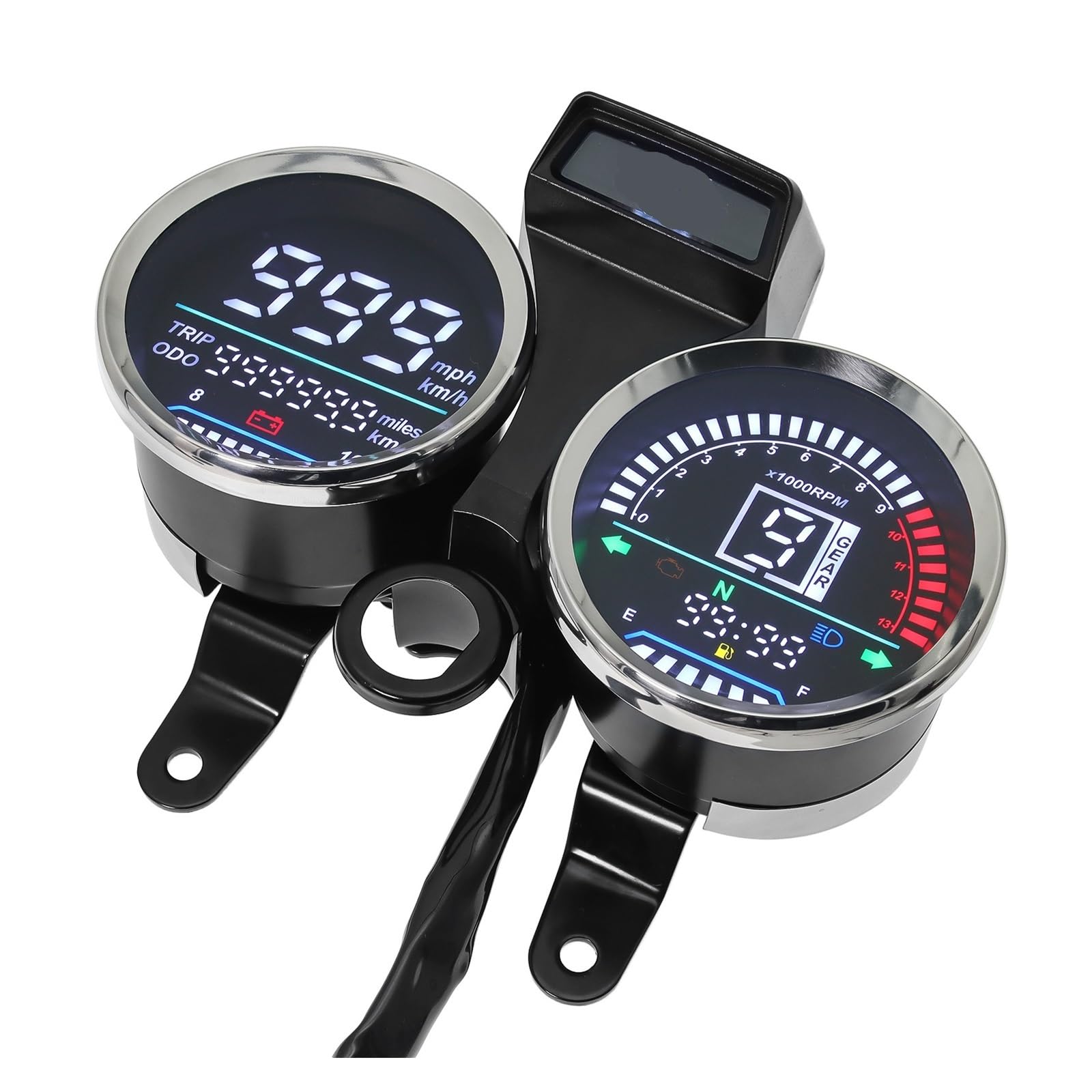 Contachilometri universale Per Suzuki GN125, strumentazione per moto, tachimetro digitale, cruscotto, contagiri, contachilometri, pannello indicatori