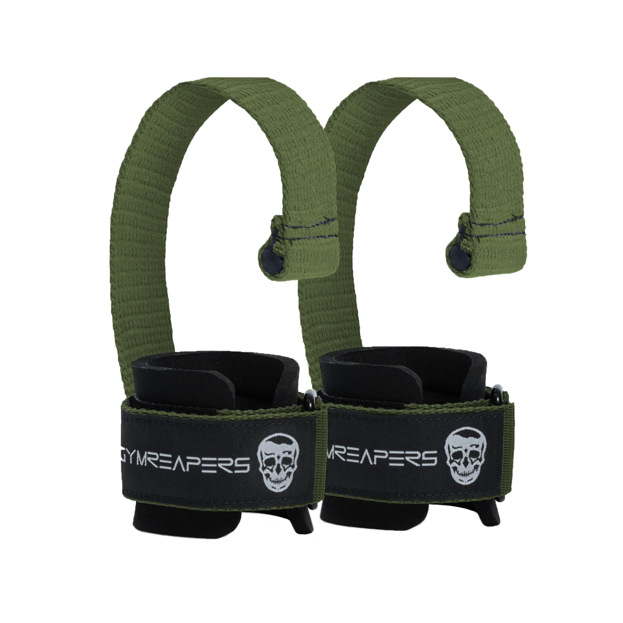 Gymreapers Weight Lifting Straps With Dowel - Wrist Straps for Weightlifting - Workout Deadlift Wrist Weights - Reinforced Stitching & Padded Fit Gym