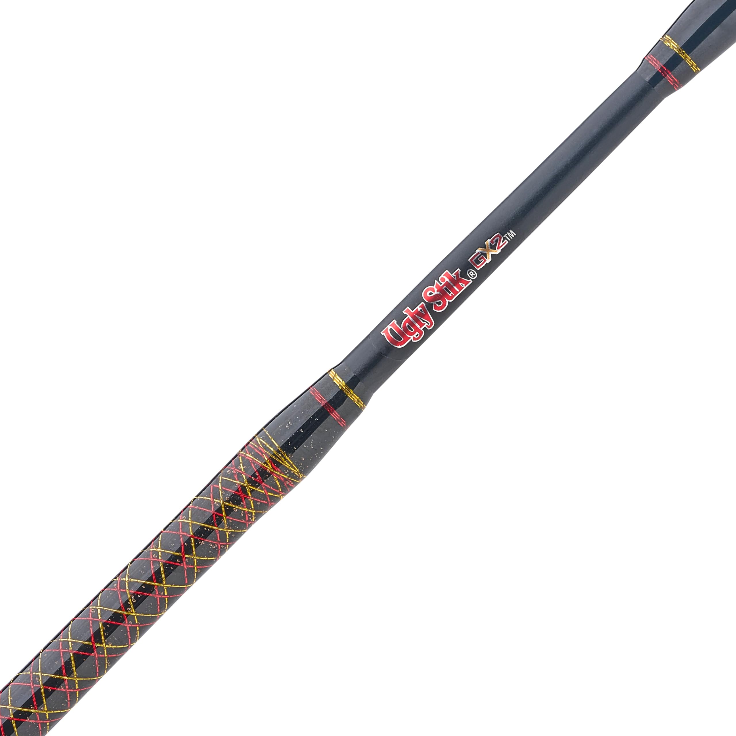 Amazon | Ugly Stik GX2 アイススピニングリールと釣り竿コンボ