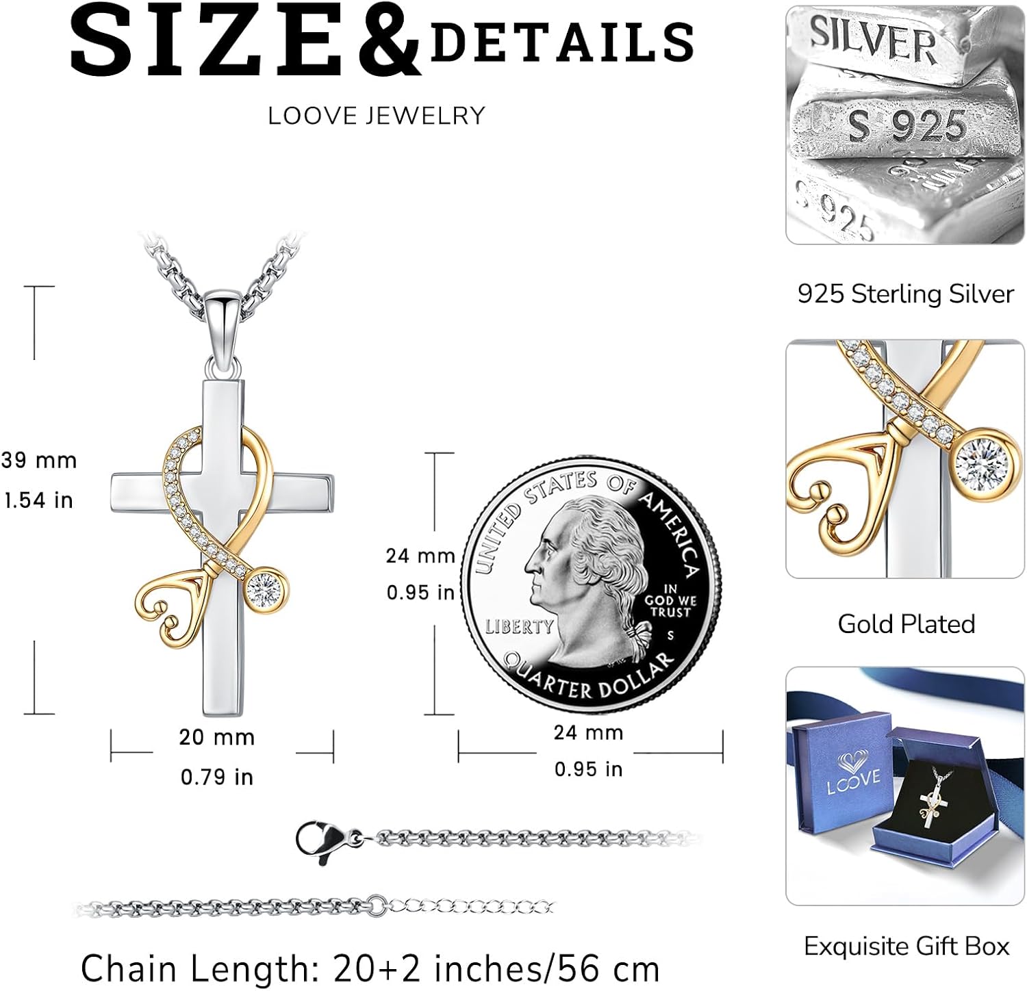 Celtic Cross Tree of Life Necklace for Women Sterling Silver Thor Hammer Tree of Life Pendant Irish Knot Cross Amulet Tree of Life Jewelry - Image 4