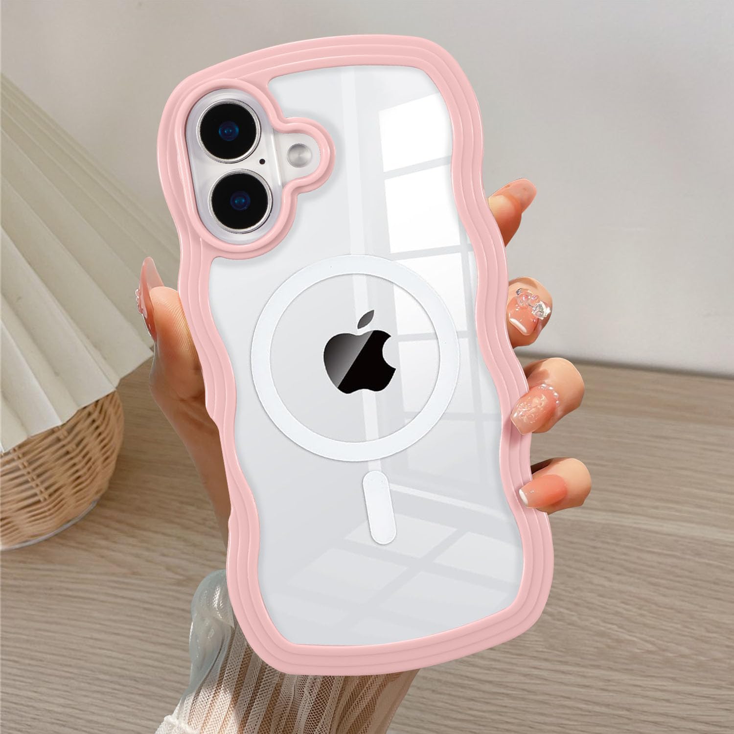 Coque de phone portable compatible MagSafe iPhone 17 silicone