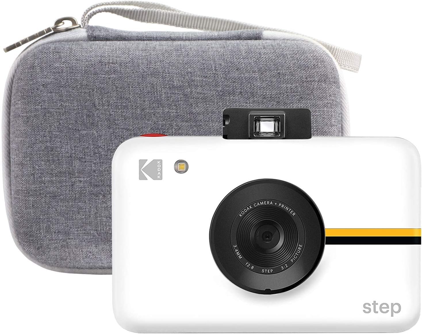 Khanka Eva Custodia Rigida da Viaggio per KODAK Step & Step Touch fotocamera istantanea, adatta per carta fotografica e cavi. (grigio)