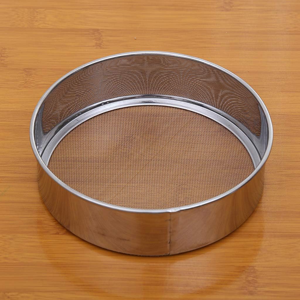 Stainless Steel Fine Mesh Oil Strainer Flour Colander Sifter Sieve Cake Baking C