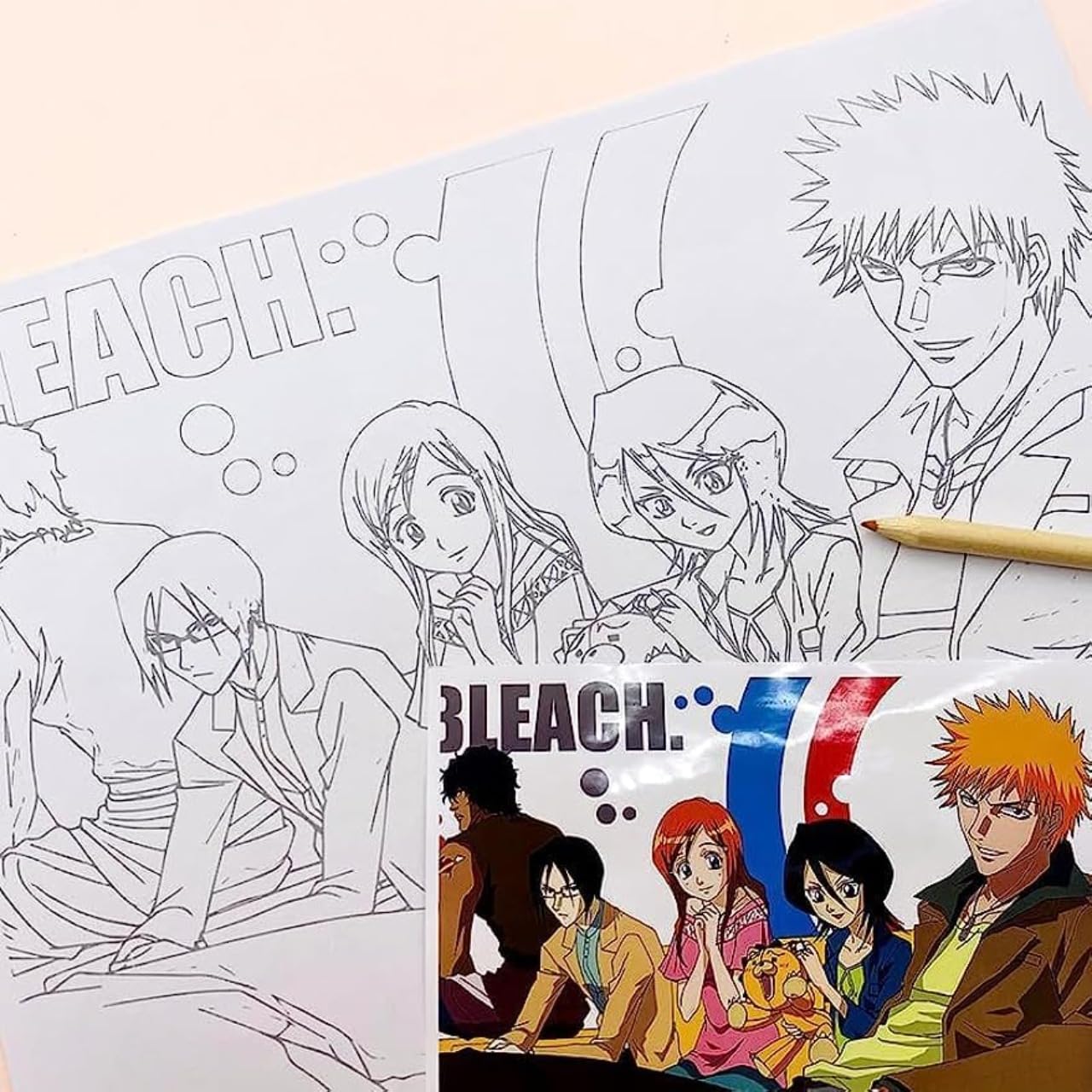 BLEACH 一護 ルキア 更木剣八 阿散井恋次 原画 複製原稿 5枚セット BLEACH 一護 ルキア 更木剣八 阿散井恋次 原画 複製原稿 5