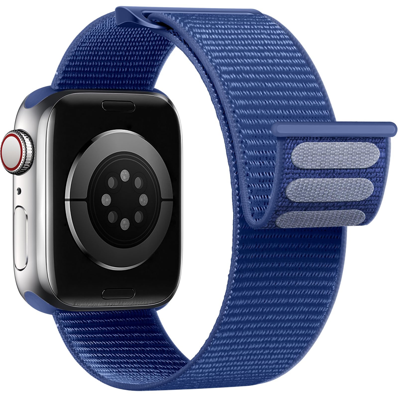 Yoohoo Nylon Straps Compatible with Apple Watch Straps 44mm 45mm 46mm 49mm 42mm(Series 3/2/1)Women Men,Upgraded Soft Nylon Replacement Bands for iWatch Series 11 10 9 8 7 6 5 4 3 2 1 SE3 Ultra3/Black — view 25